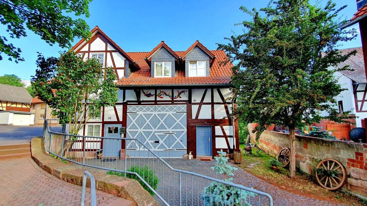Zur Krone - Ferienhaus 3 Widdershausen Exteriör bild